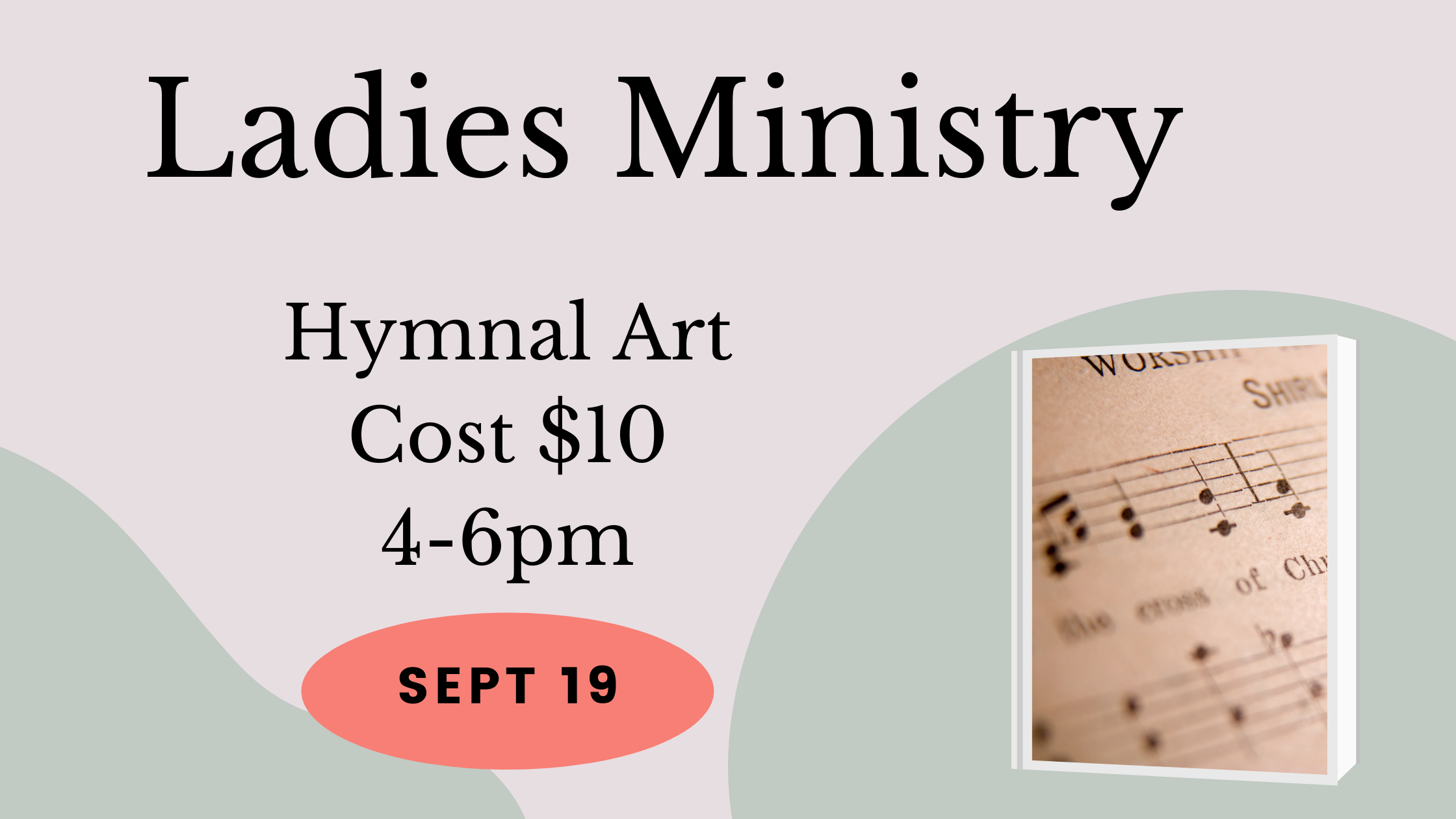 Ladies Ministry Hymnal Art